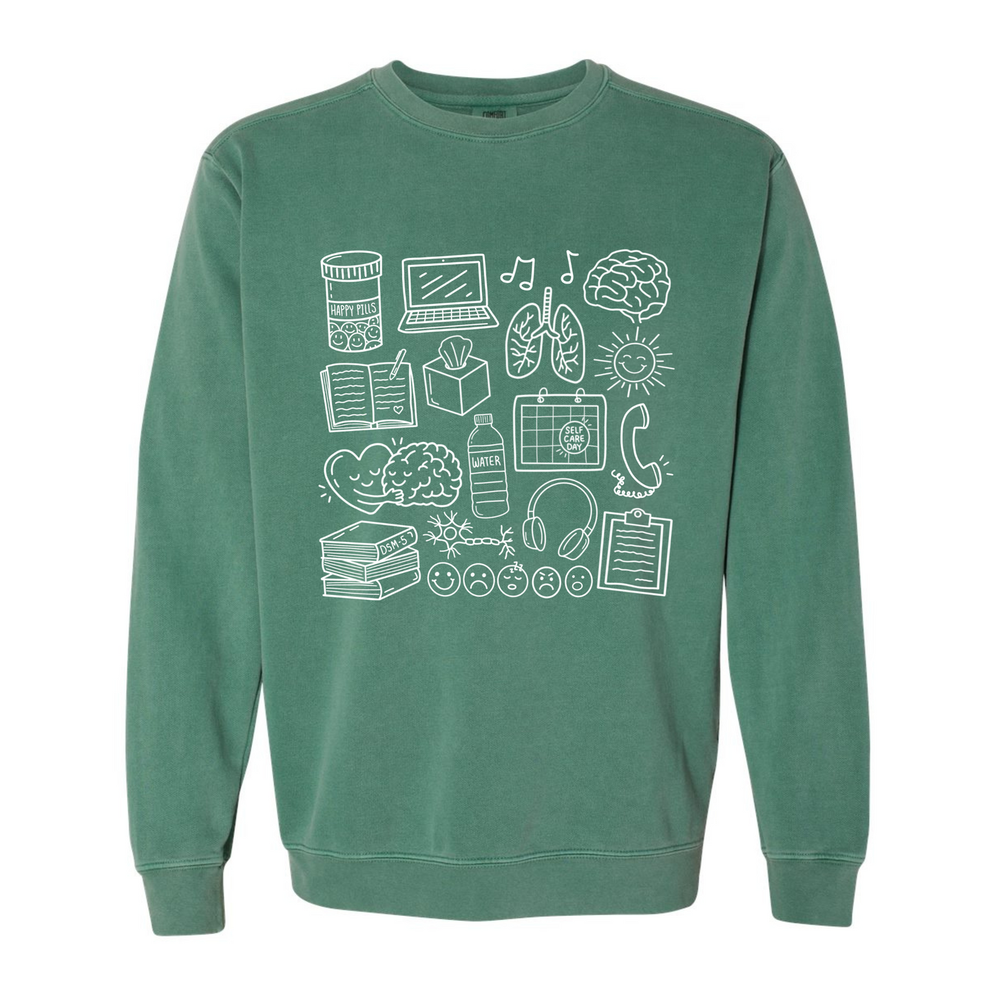 Mental Health Doodles Crewneck