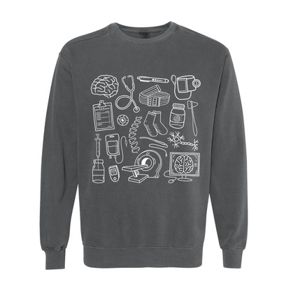 Neurology Doodles Crewneck