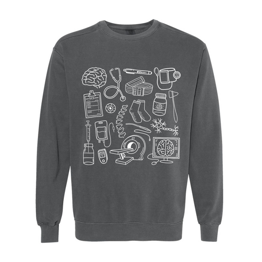 Neurology Doodles Crewneck