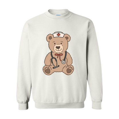 Teddy Bear Nurse Crewneck