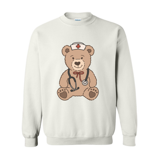 Teddy Bear Nurse Crewneck