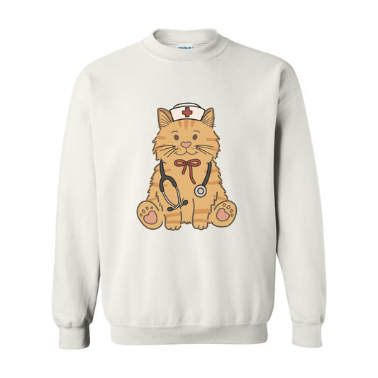 Vet Med Cat Crewneck