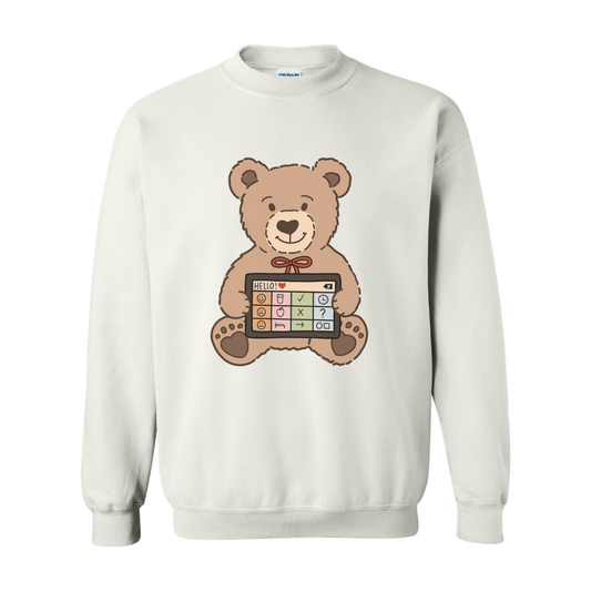 Speech Therapy Teddy Bear Crewneck