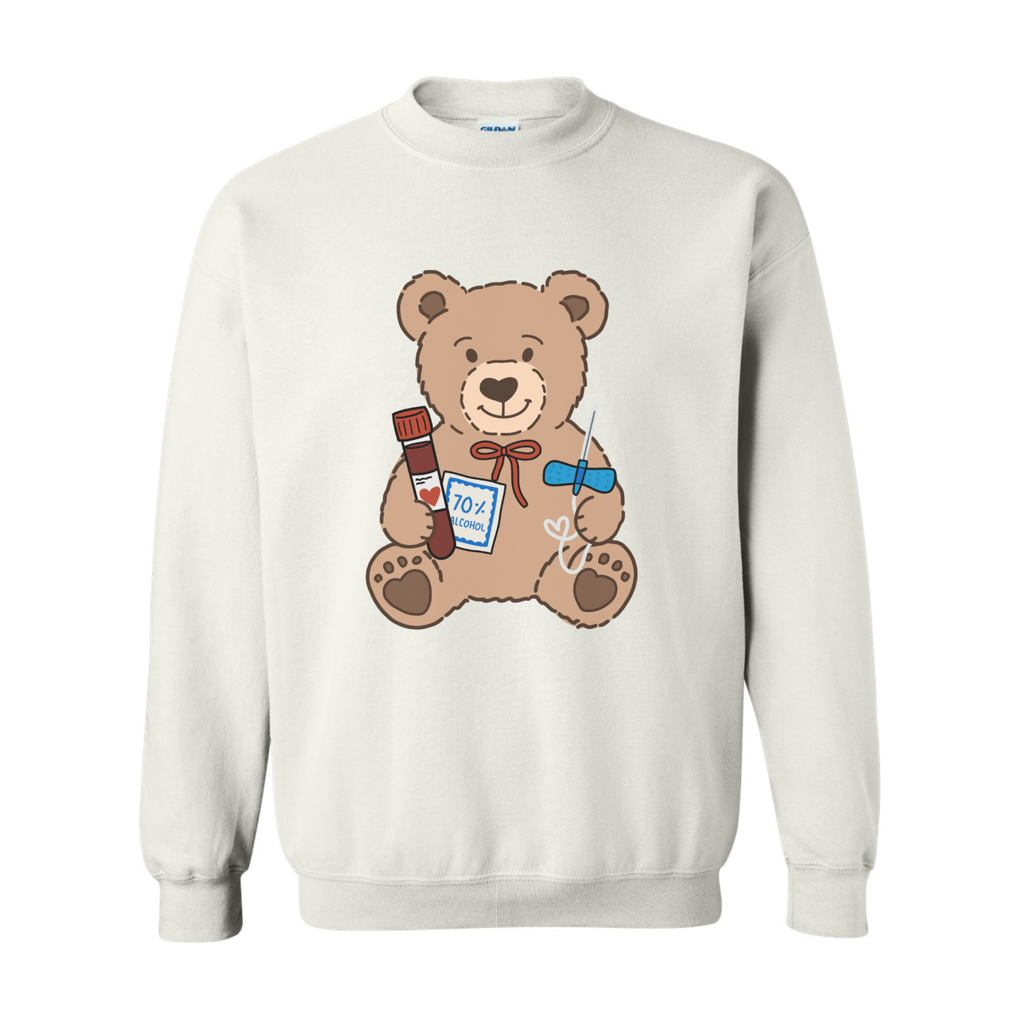 Phlebotomy Teddy Bear Crewneck