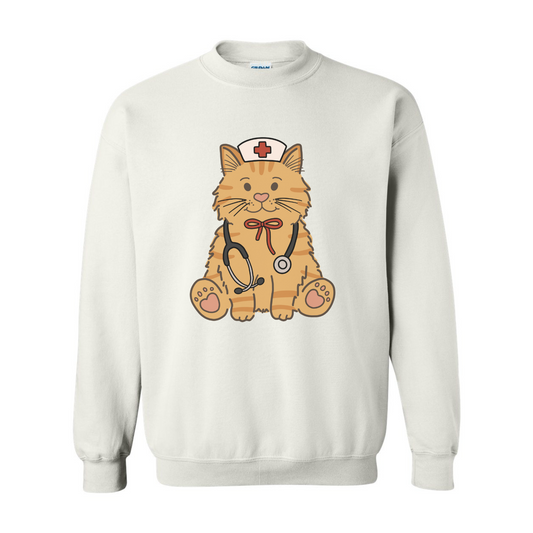 Vet Med Cat Crewneck