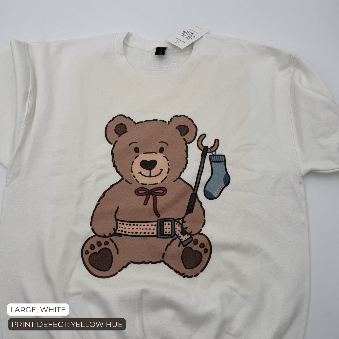 Occupational Therapy Teddy Bear Crewneck Large (MISPRINT)