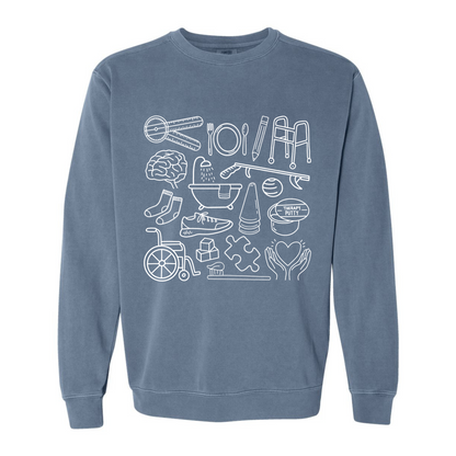 Occupational Therapy Doodles Crewneck