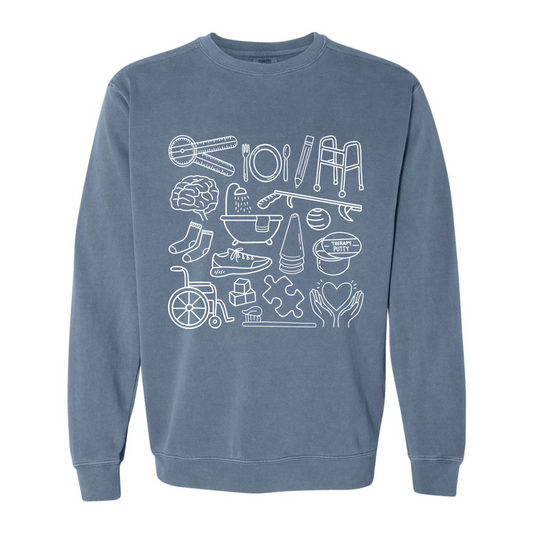 Occupational Therapy Doodles Crewneck
