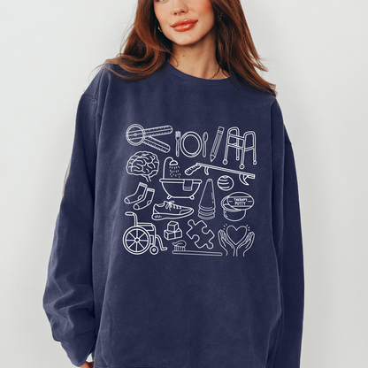 Occupational Therapy Doodles Crewneck