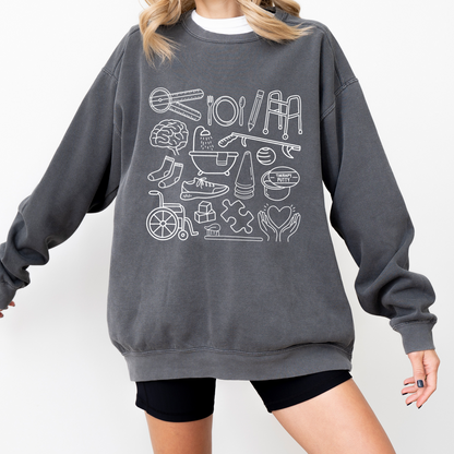 Occupational Therapy Doodles Crewneck