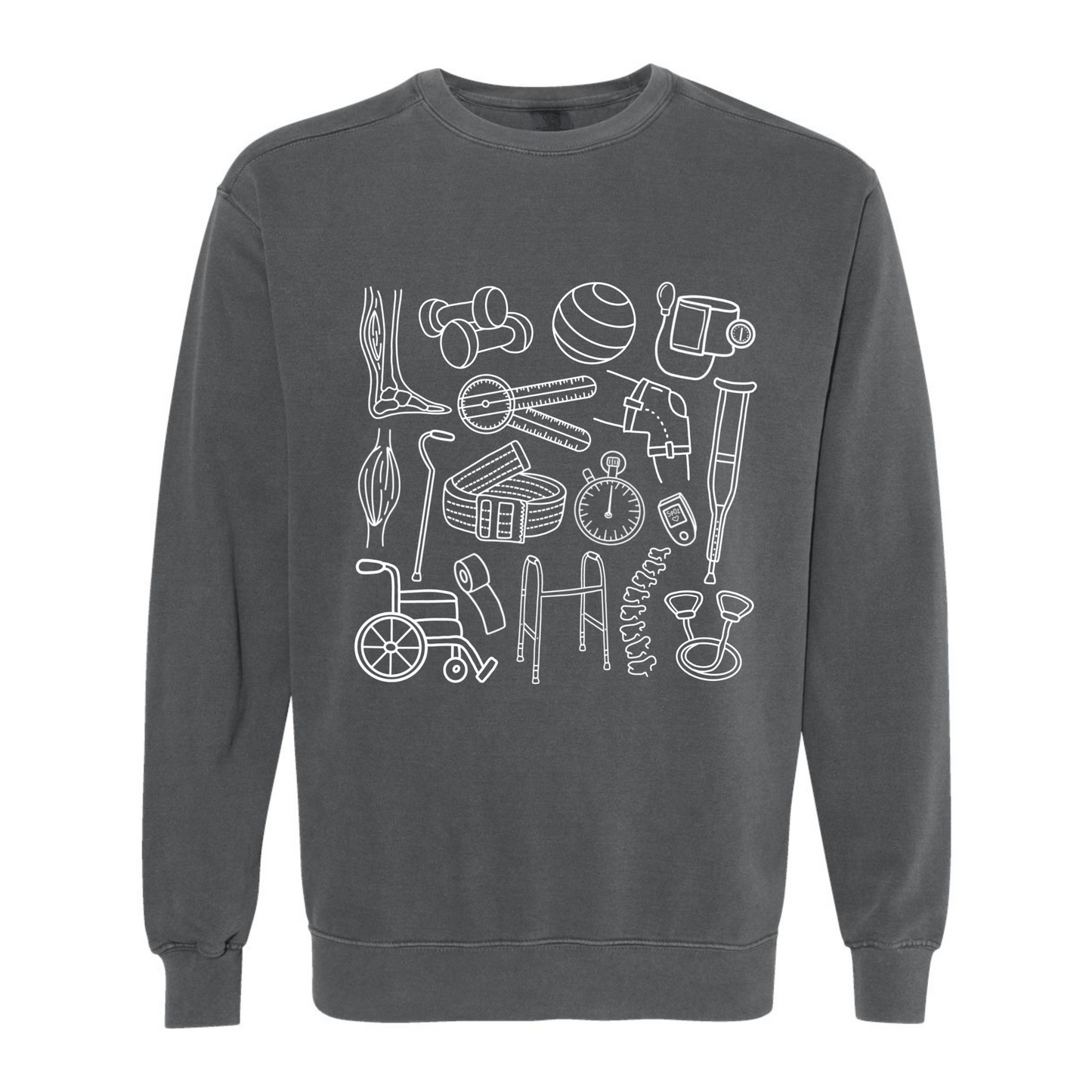 Physical Therapy Doodles Crewneck