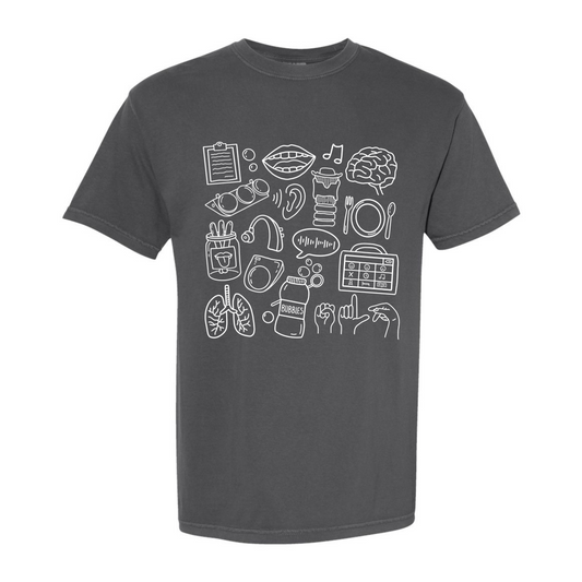 Speech Language Pathology Doodles T-Shirt