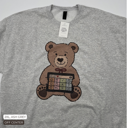 Speech Therapy Teddy Bear Crewneck - 2XL