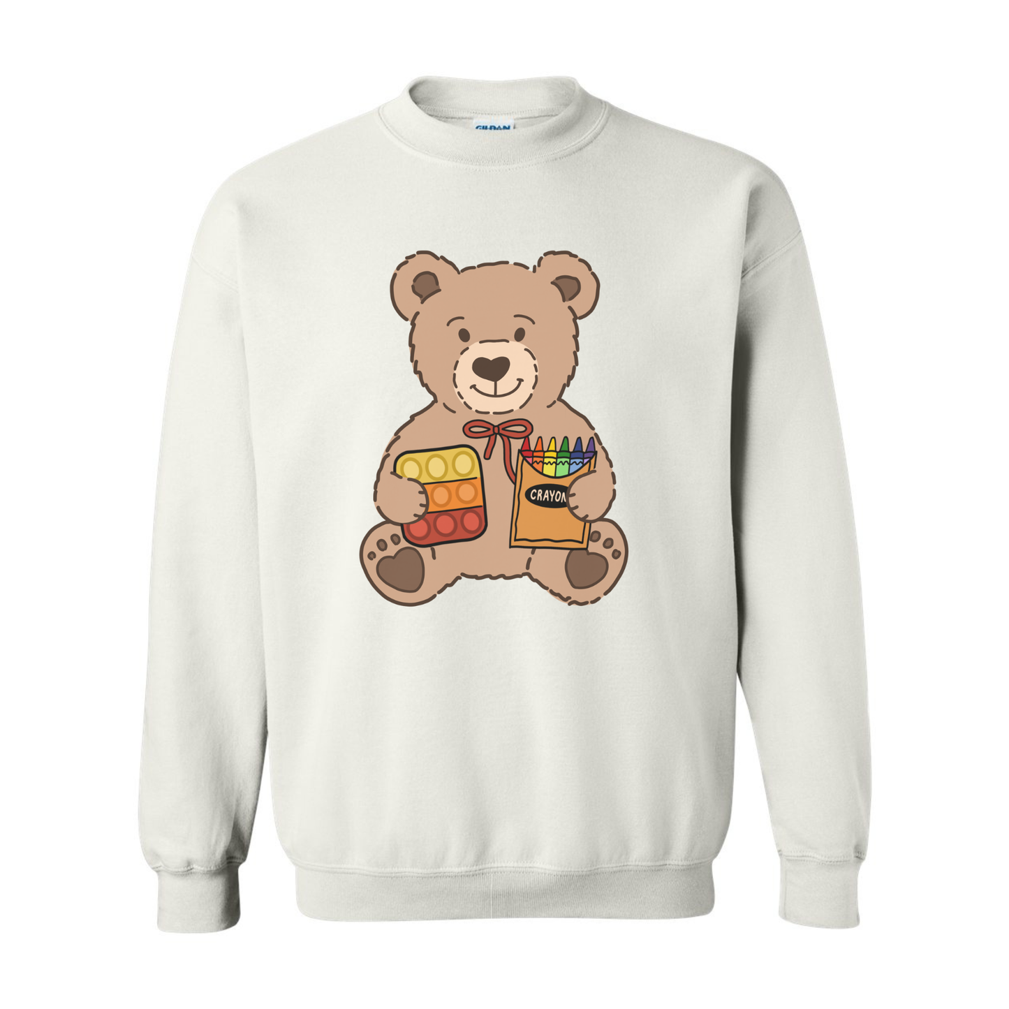 Special Education Teddy Bear Crewneck