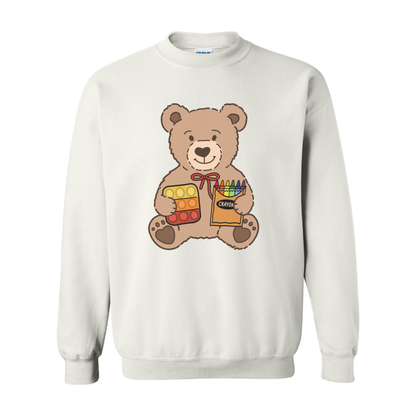 Special Education Teddy Bear Crewneck