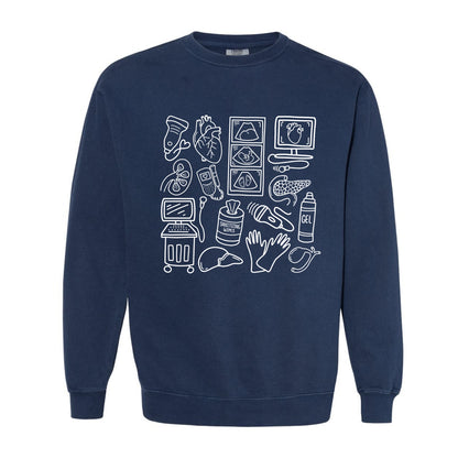 Ultrasound Doodles Crewneck