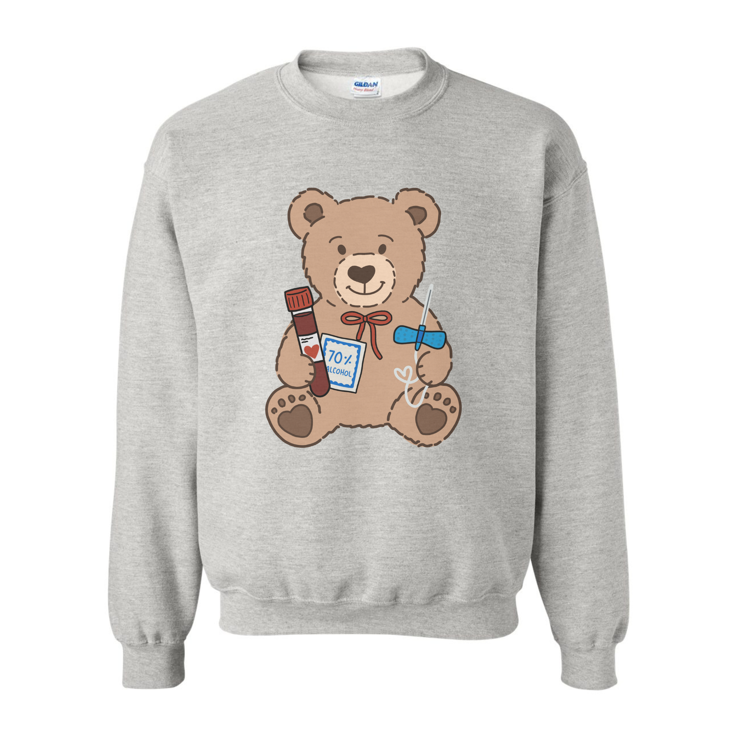 Phlebotomy Teddy Bear Crewneck