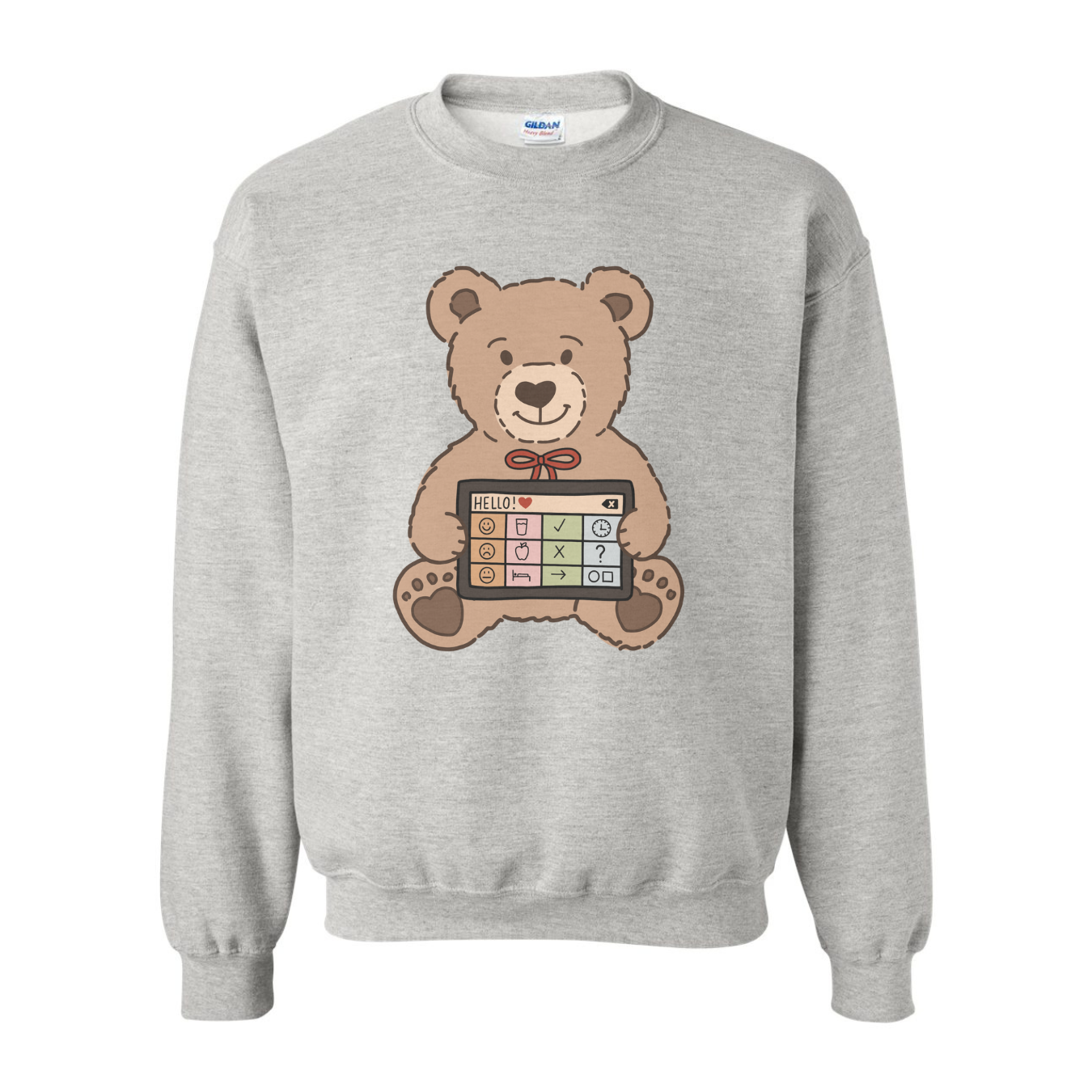 Speech Therapy Teddy Bear Crewneck