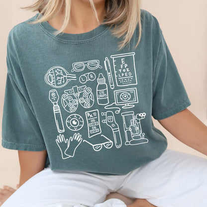 Ophthalmology Doodles T-Shirt