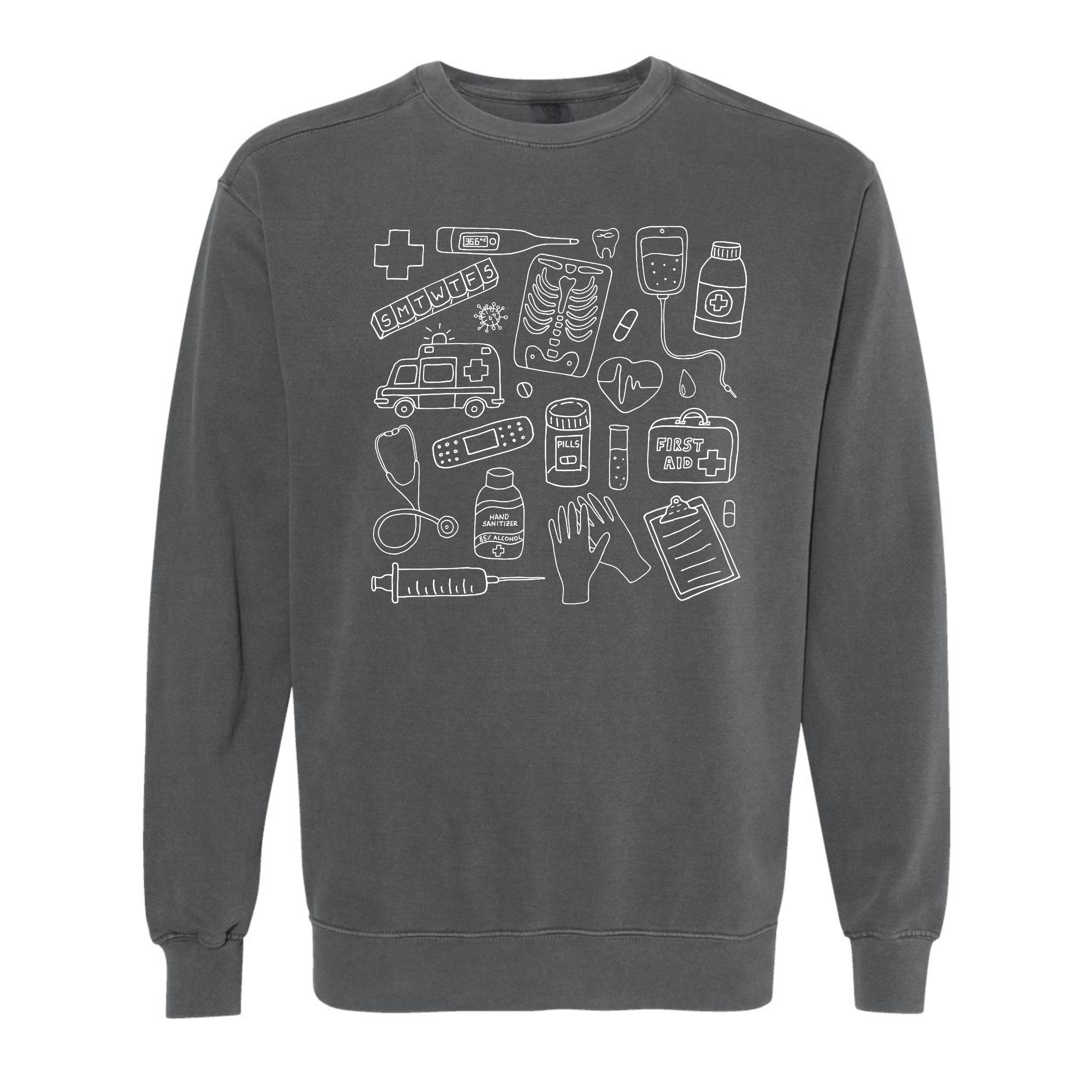 Medical Doodles Crewneck – Meg Ann Co.