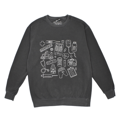 Medical Doodles Crewneck