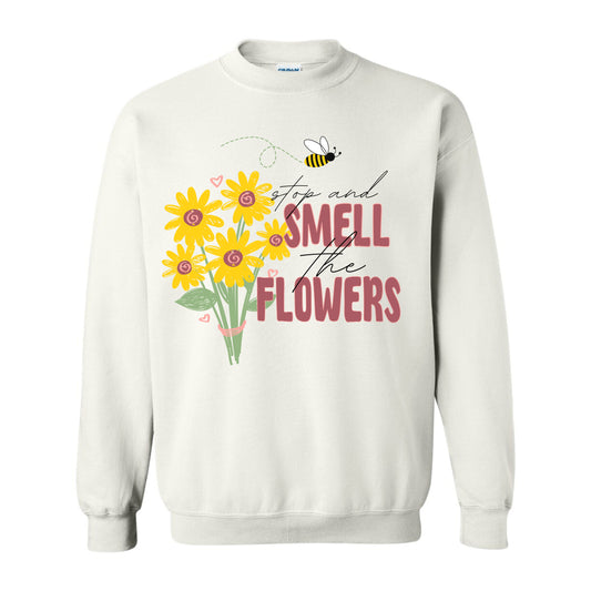 Stop & Smell The Flowers Crewneck