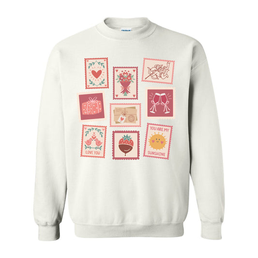 Valentine Stamp Crewneck