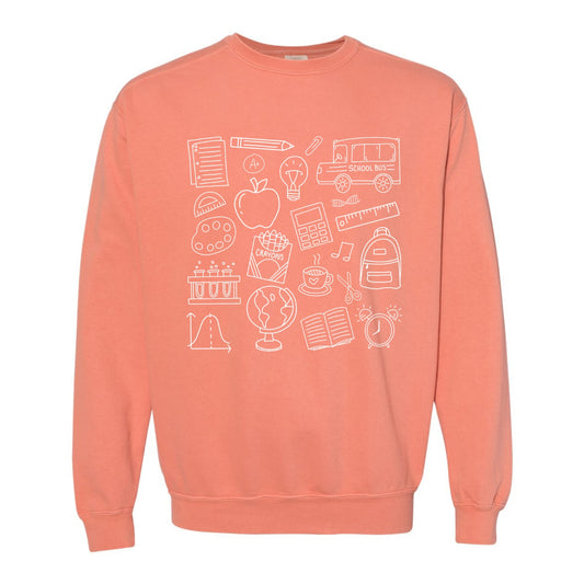 Teacher Doodles Crewneck