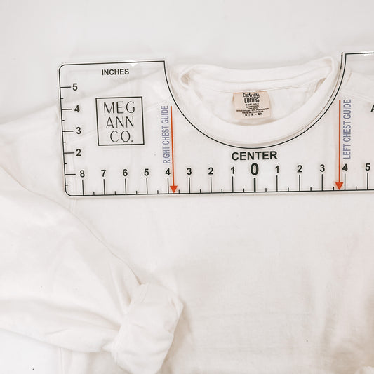 Adult T-Shirt Alignment Ruler