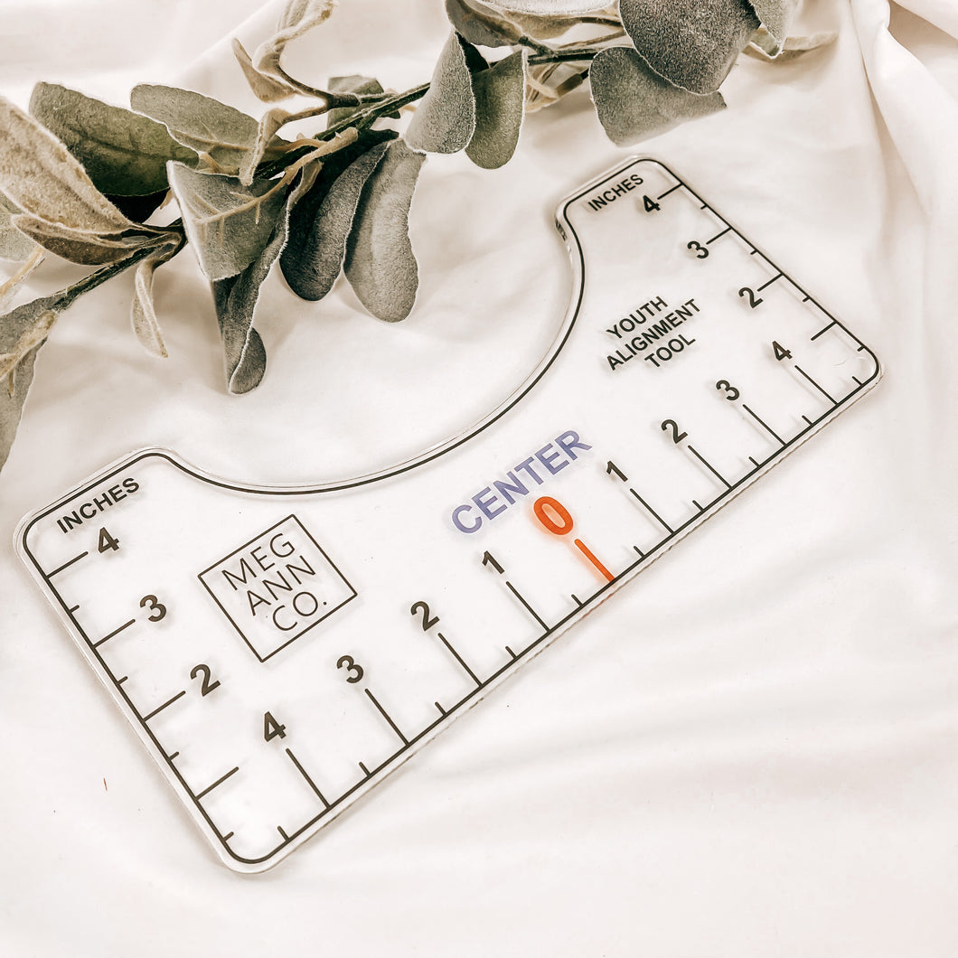 YOUTH T-Shirt Alignment Ruler Tool