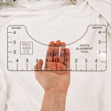 Load image into Gallery viewer, YOUTH T-Shirt Alignment Ruler Tool
